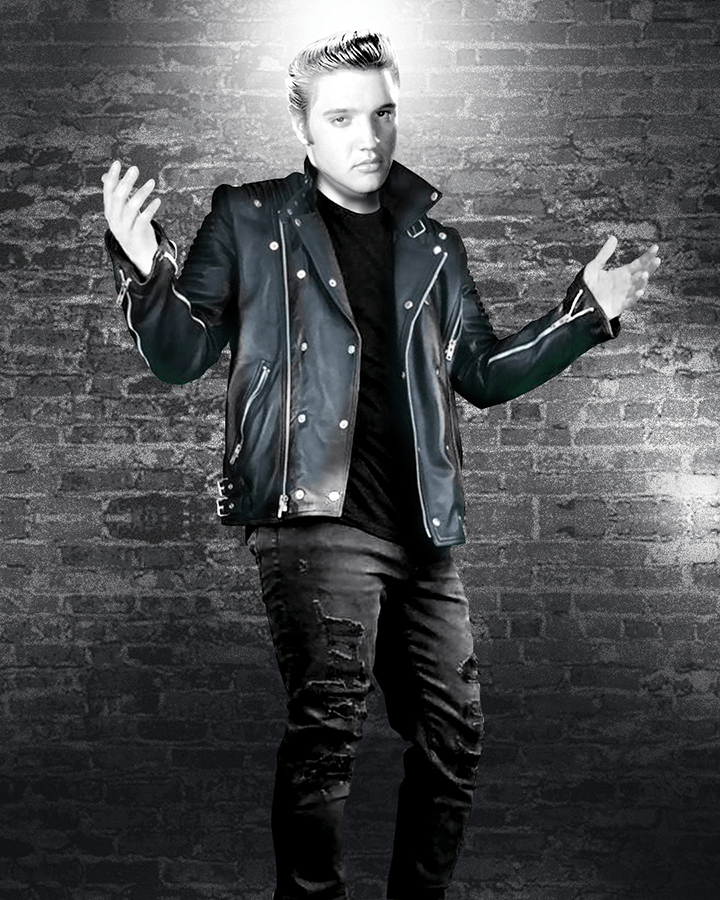 Black Motorcycle Style Leather