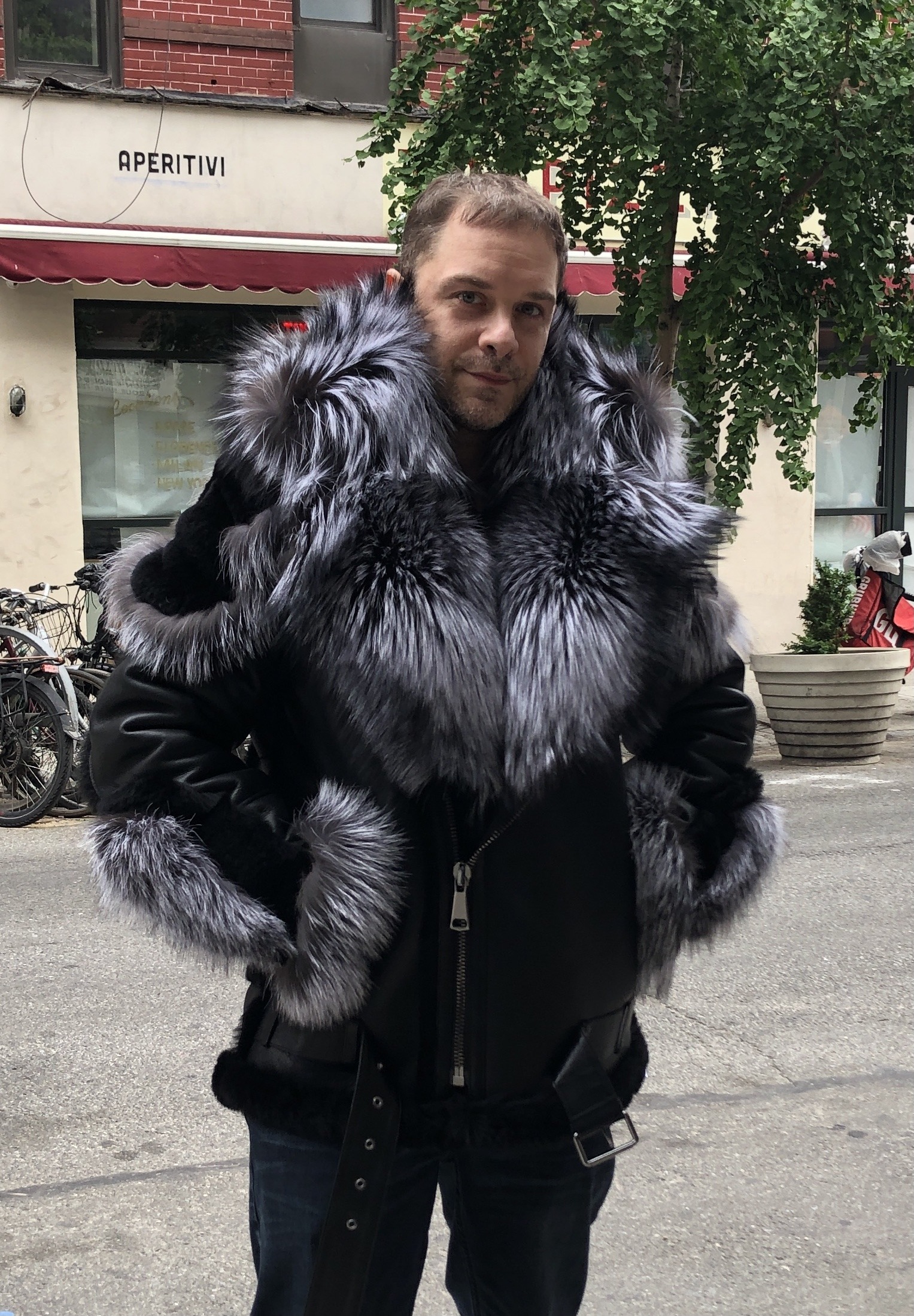 Silver Fox Shearling