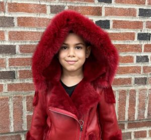 Kids Shearling Red