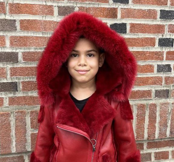 Kids Shearling Red