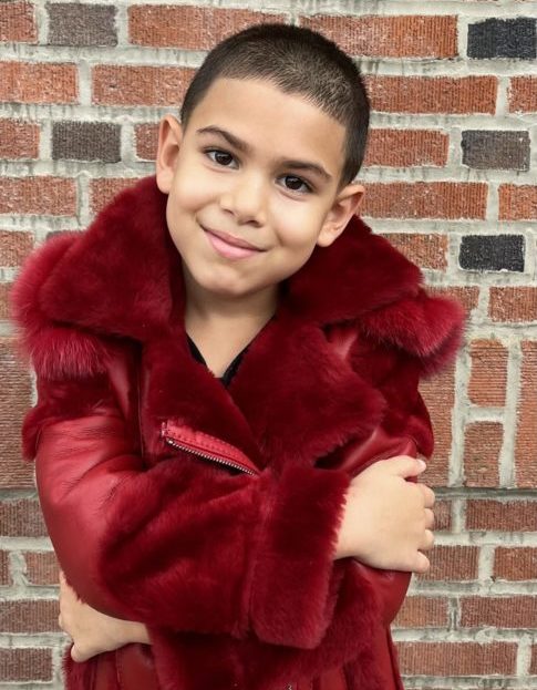 Kids Shearling Red