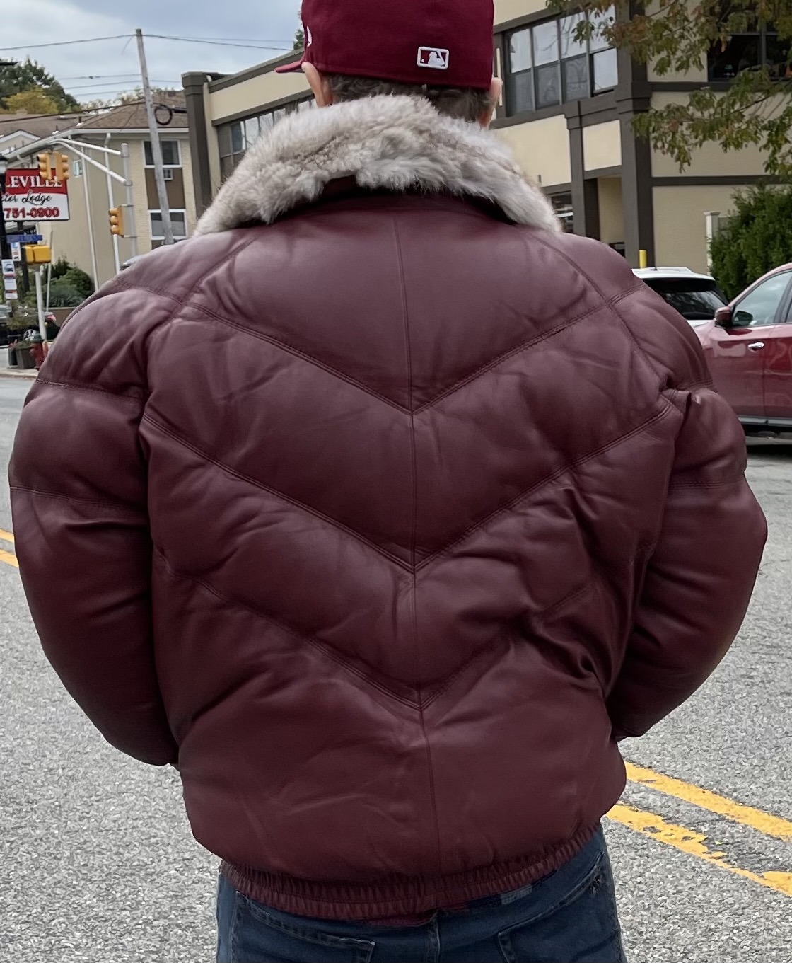 Burgundy V Bomber