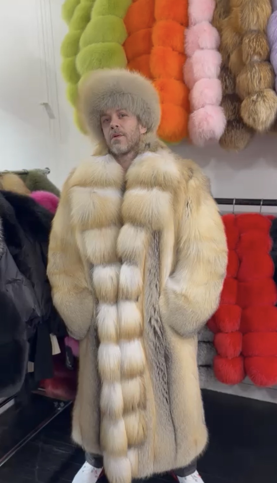 Gold Fox Full Length Trench