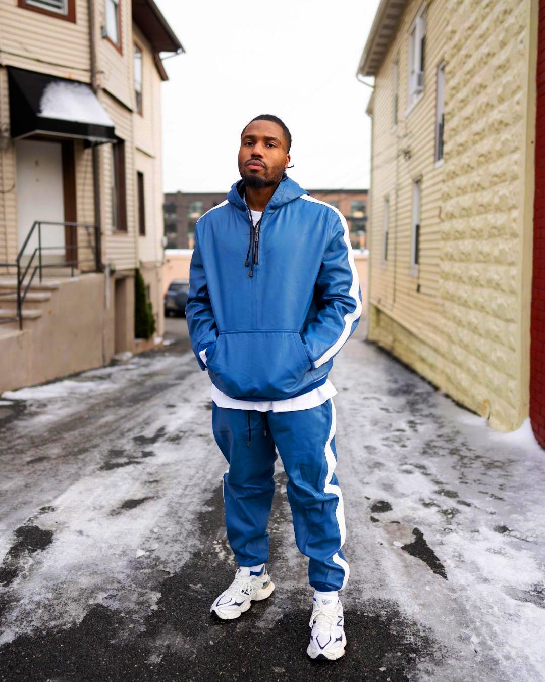 Royal Blue & White Tracksuit